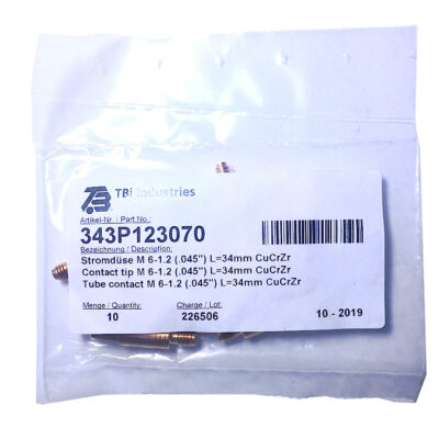 Tube contact M 8-1.2